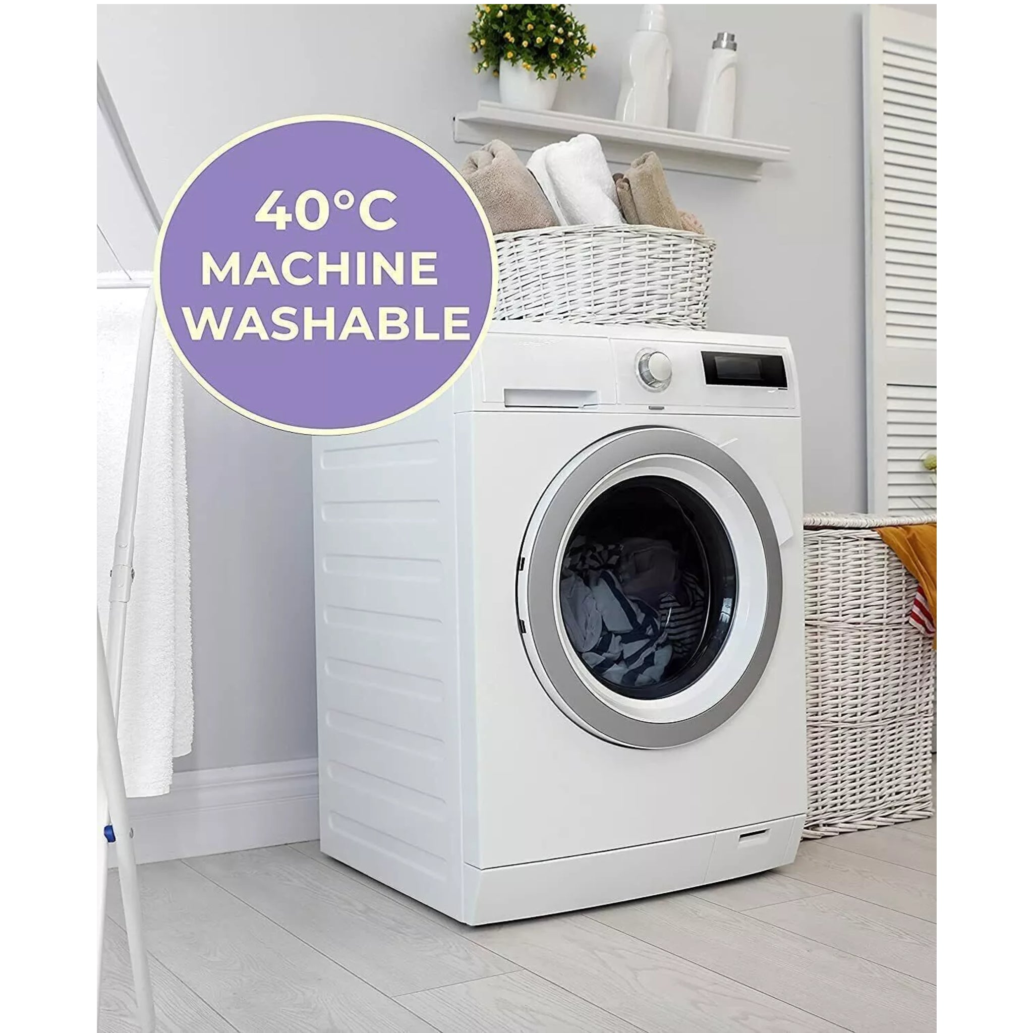 Luxury Hotel Collection pillow 2 pack ā soft, supportive, and hypoallergenic pillows for ultimate comfort. Machine Washable